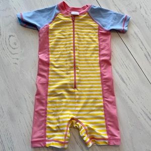 Hanna Andersson Toddler Girls Rash Guard Suit
